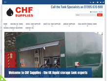 Tablet Screenshot of chfsupplies.com